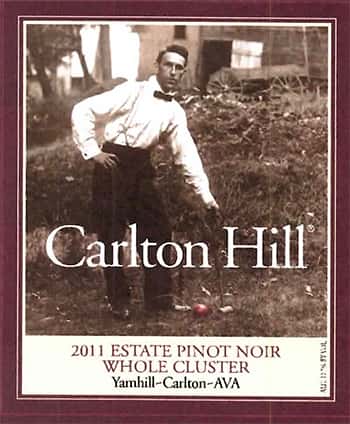 Carlton Hill Whole Cluster Pinot Noir 2011